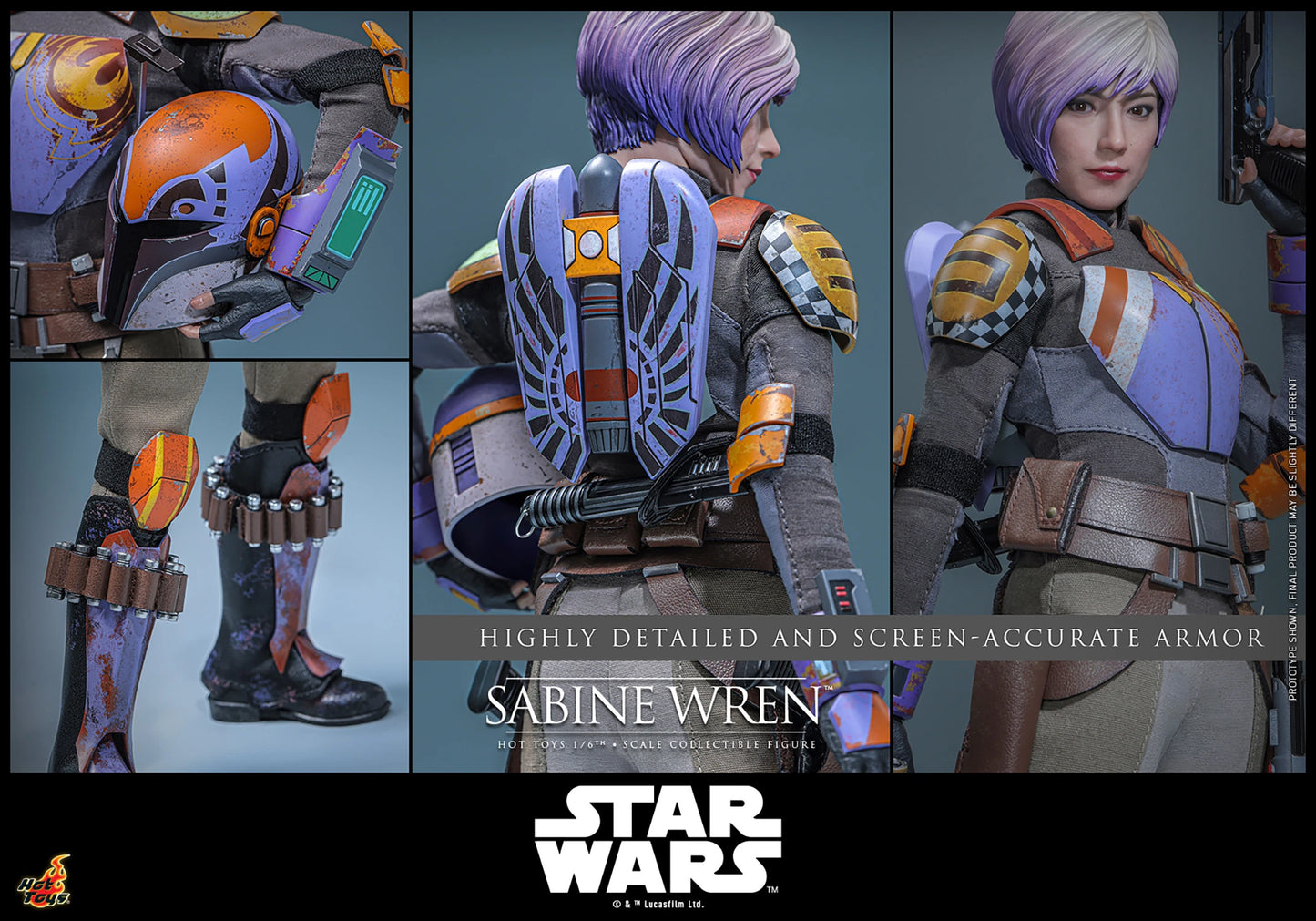 Hot Toys Sabine Wren Sixth Scale Collectible Figure – Star Wars: Rebels