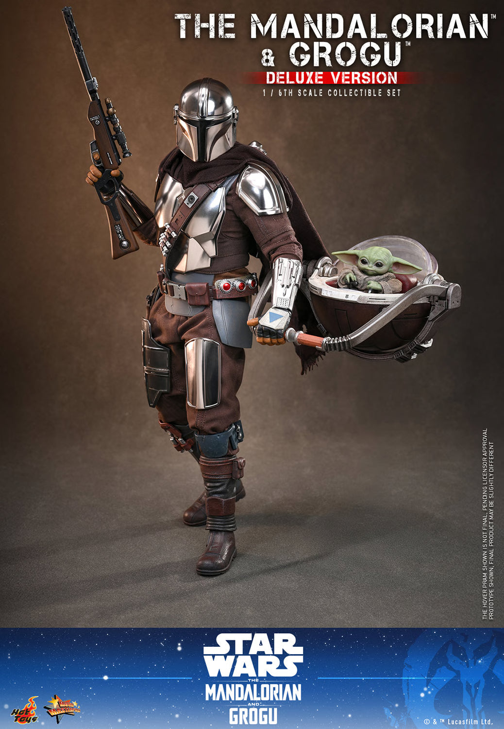 The Mandalorian and Grogu (Deluxe Version) Sixth Scale Figure Set