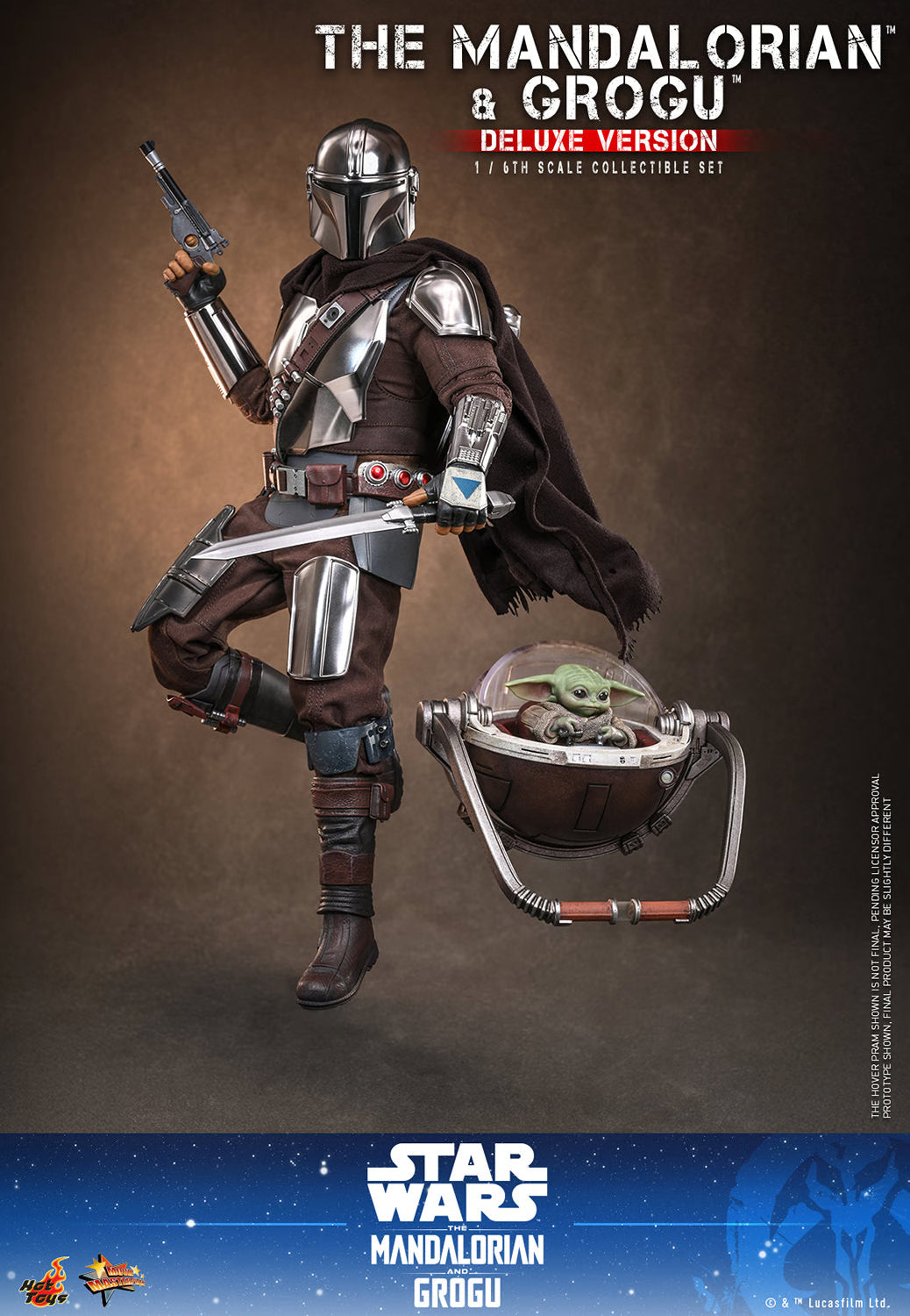The Mandalorian and Grogu (Deluxe Version) Sixth Scale Figure Set