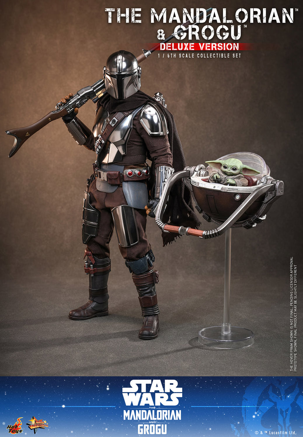 The Mandalorian and Grogu (Deluxe Version) Sixth Scale Figure Set