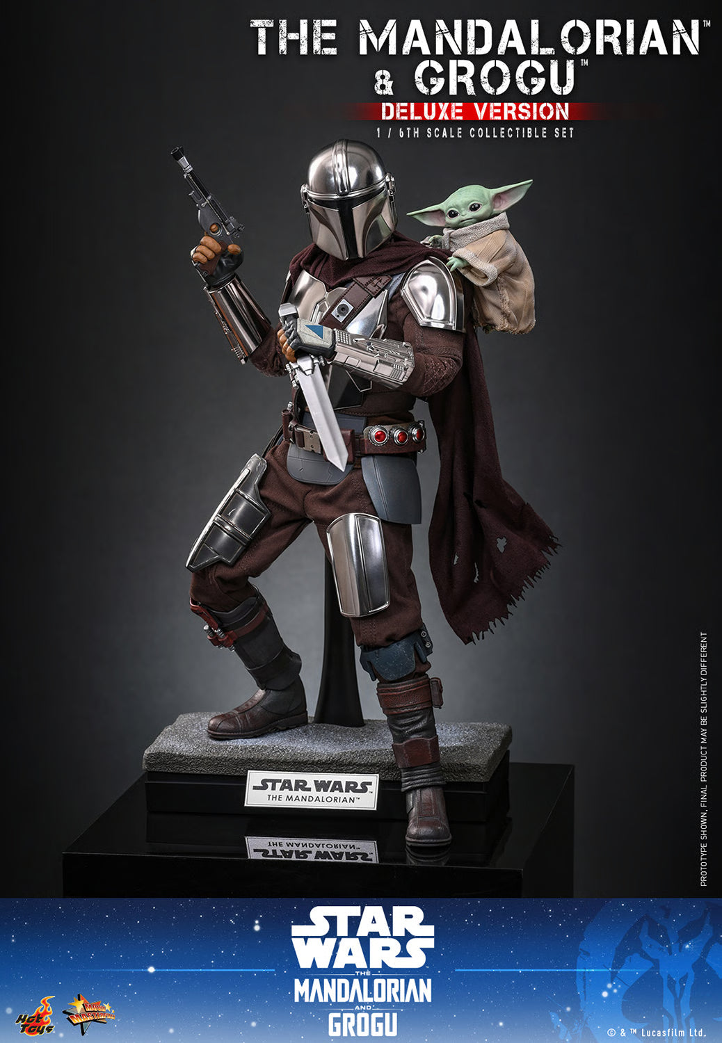 The Mandalorian and Grogu (Deluxe Version) Sixth Scale Figure Set