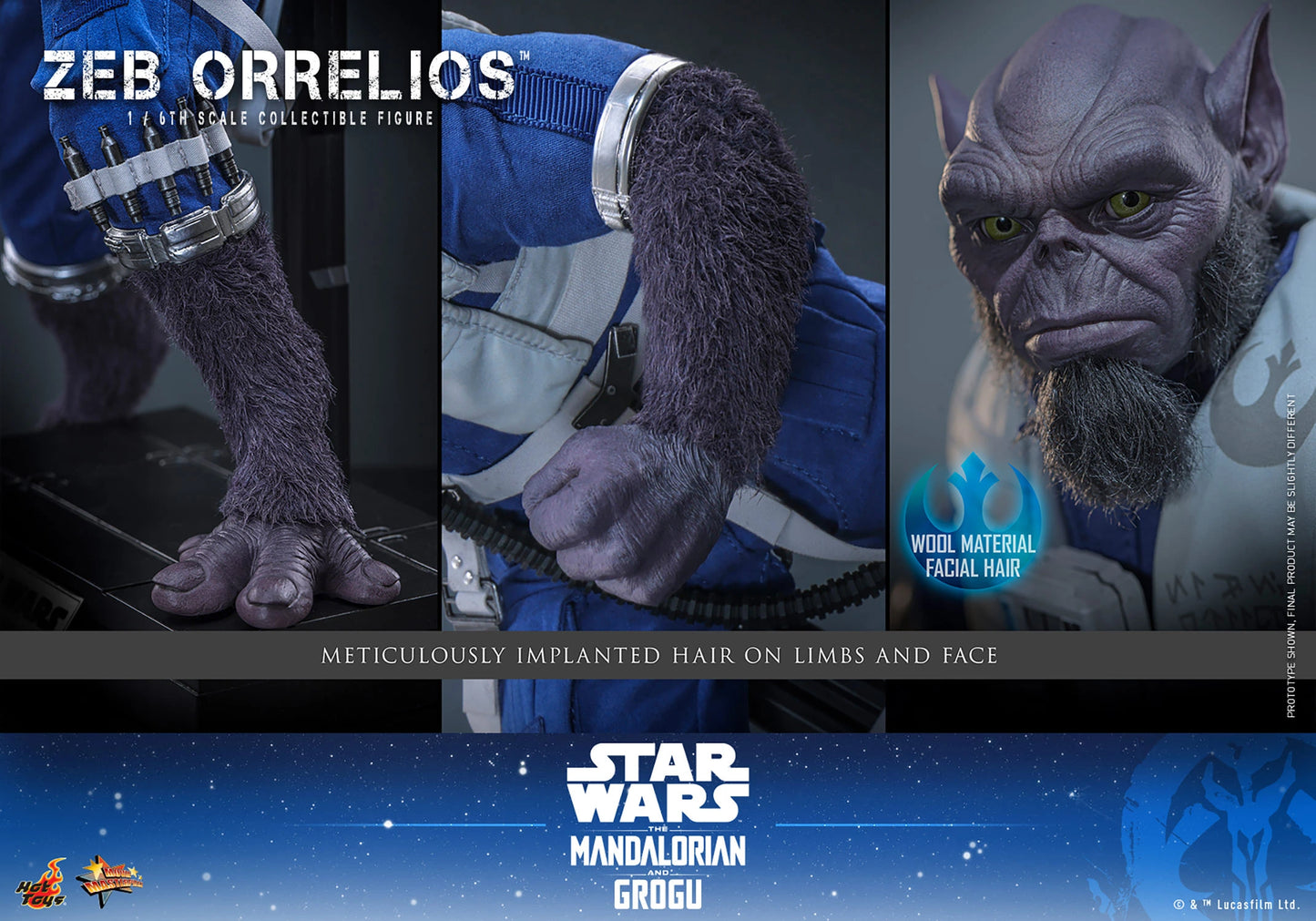 Zeb Orrelios Sixth Scale Figure – Hot Toys | Star Wars: The Mandalorian & Grogu