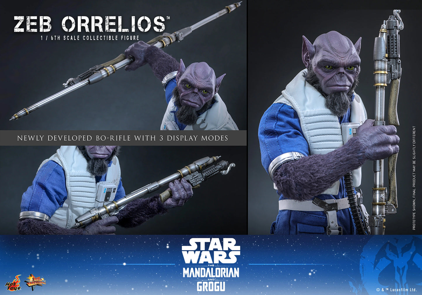 Zeb Orrelios Sixth Scale Figure – Hot Toys | Star Wars: The Mandalorian & Grogu