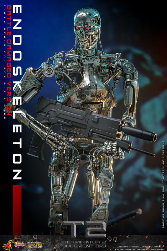 Hot Toys Terminator 2 Endoskeleton (Battle Damaged) Sixth Scale Figure