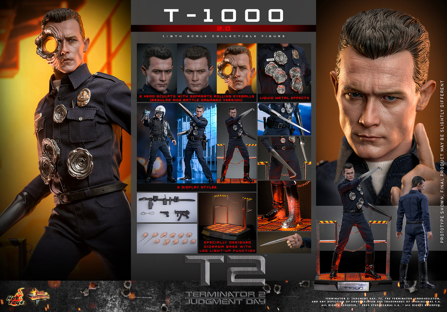 Terminator T-1000 (2.0) Sixth Scale Figure