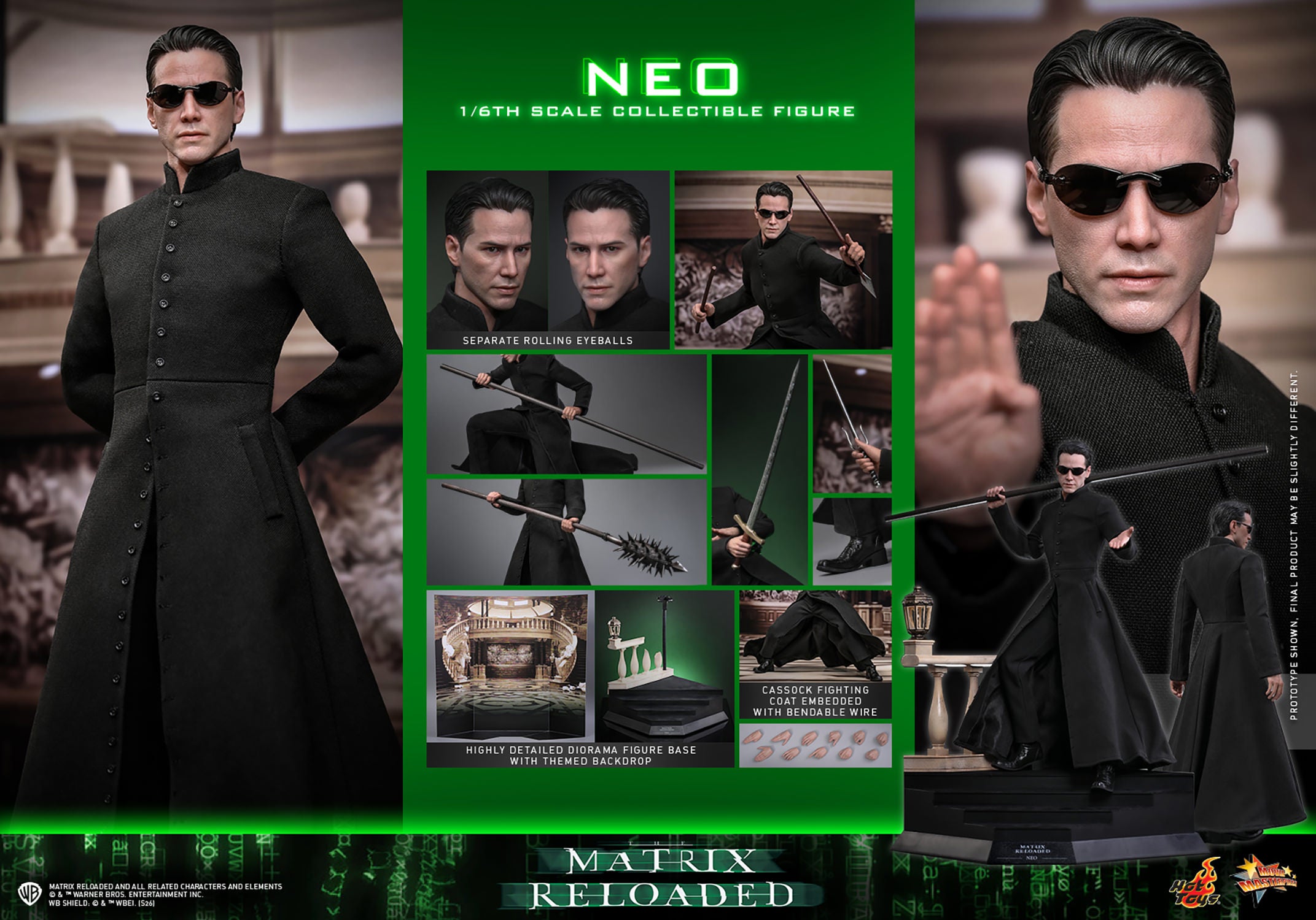 The Matrix Reloaded Neo Sixth Scale Figure – Alter Ego Comics