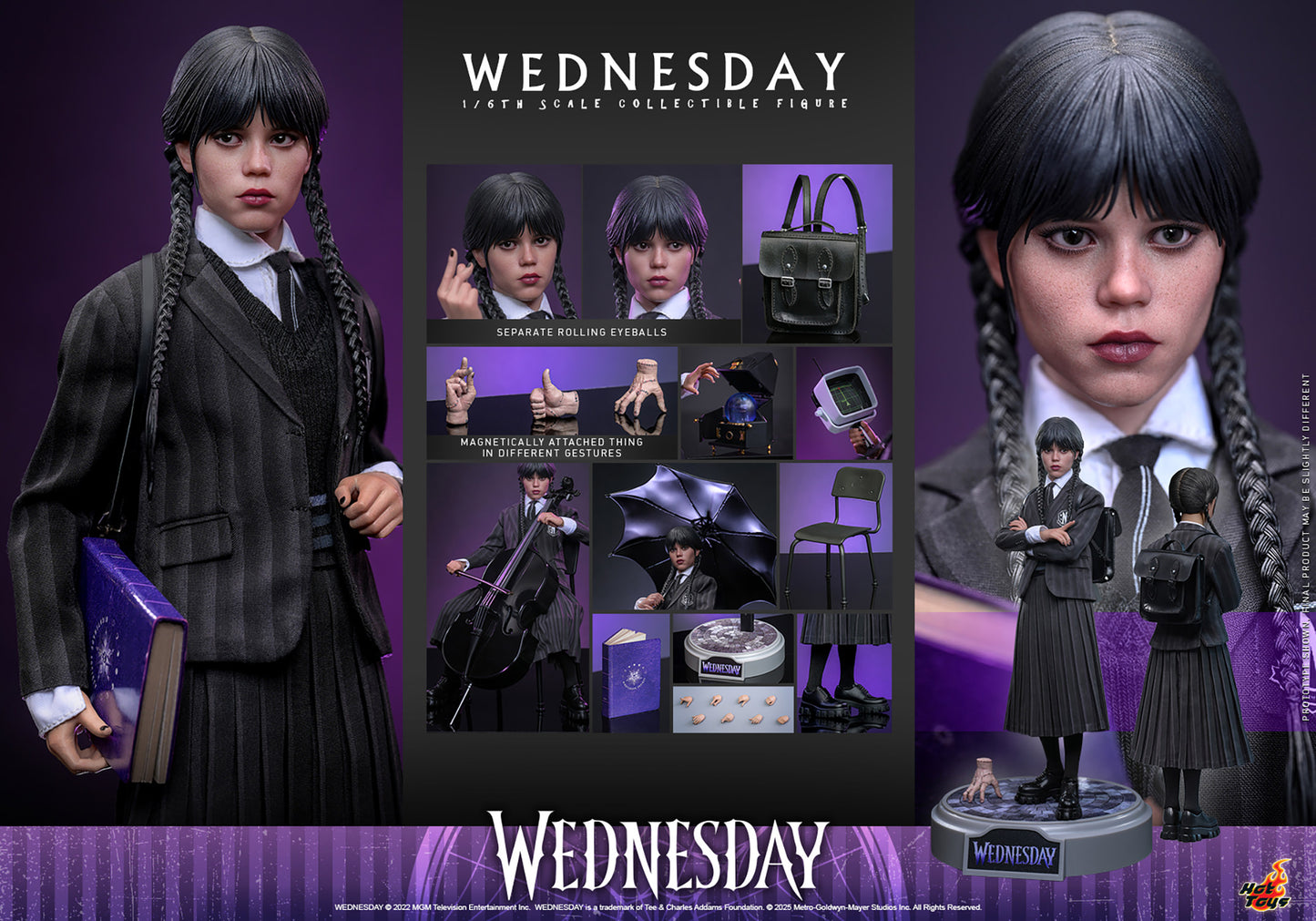 Hot Toys Wednesday Sixth Scale Figure