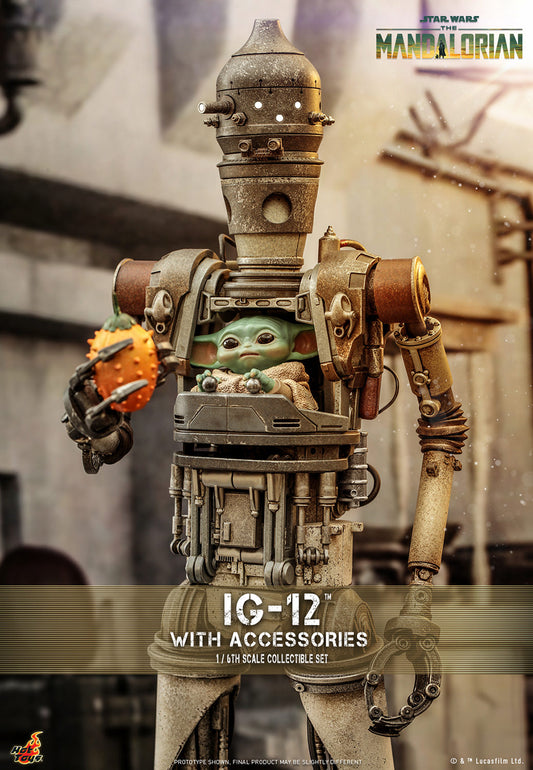 IG-12 with Accessories Sixth Scale Figure Set by Hot Toys