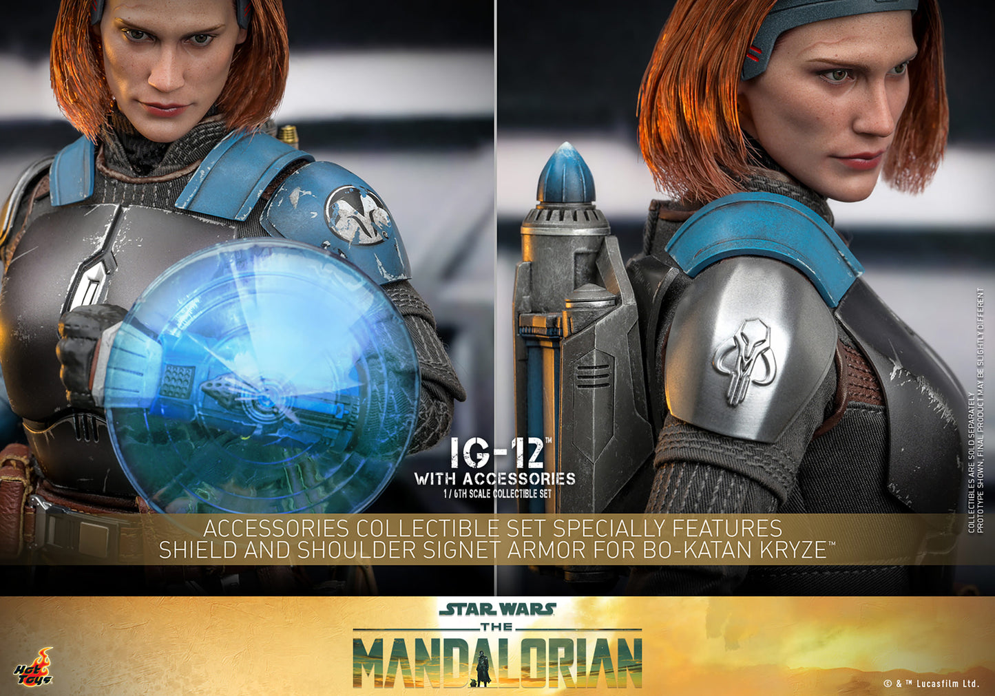 IG-12 with Accessories Sixth Scale Figure Set by Hot Toys