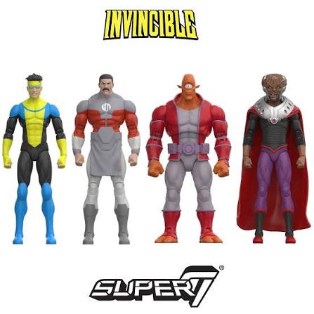 Invincible Deluxe Action Figures Wave 01 – Set of 4