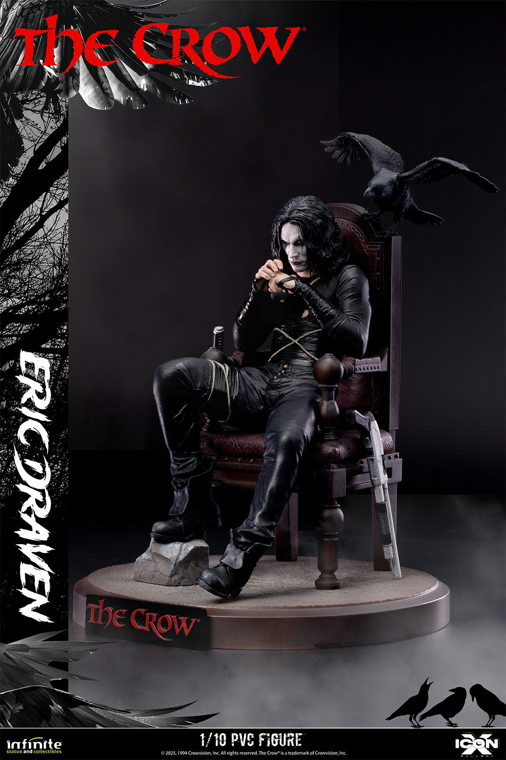 The Crow Eric Draven 1:10 Scale PVC Statue