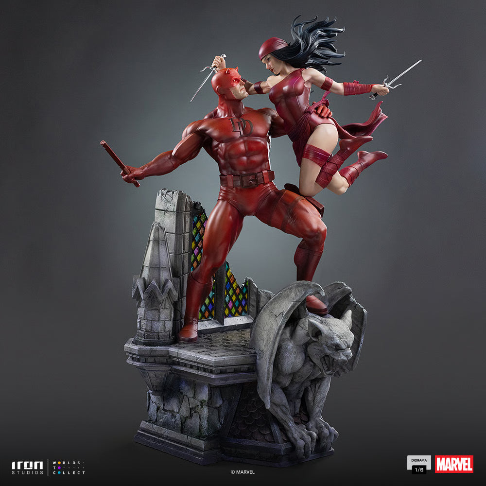 Daredevil and Elektra 1:6 Scale Statue by Iron Studios