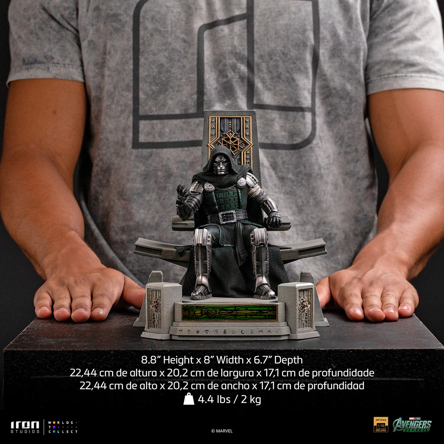 Doctor Doom on Throne - Deluxe Art Scale 1:10 Statue (Avengers: Doomsday)