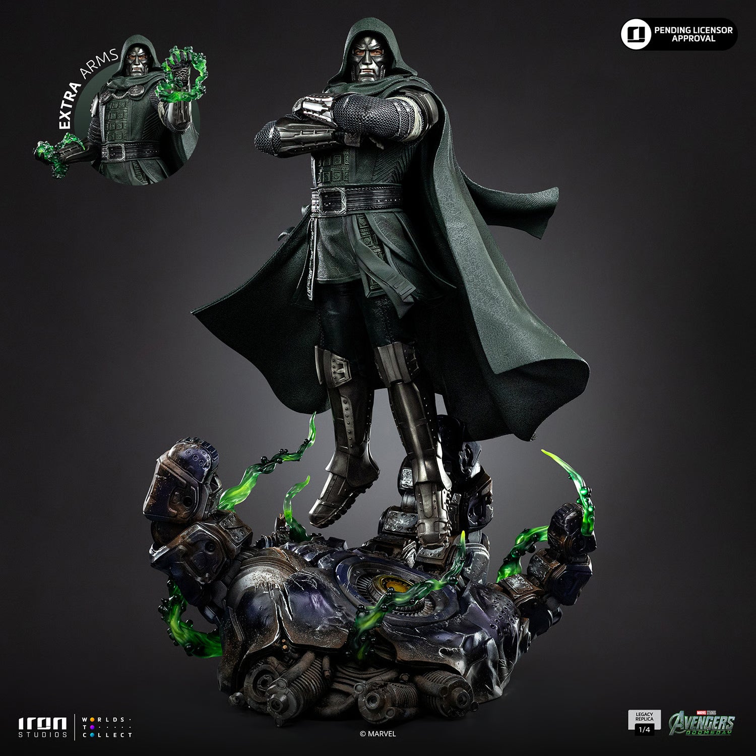Doctor Doom Quarter Scale Statue - Legacy Replica