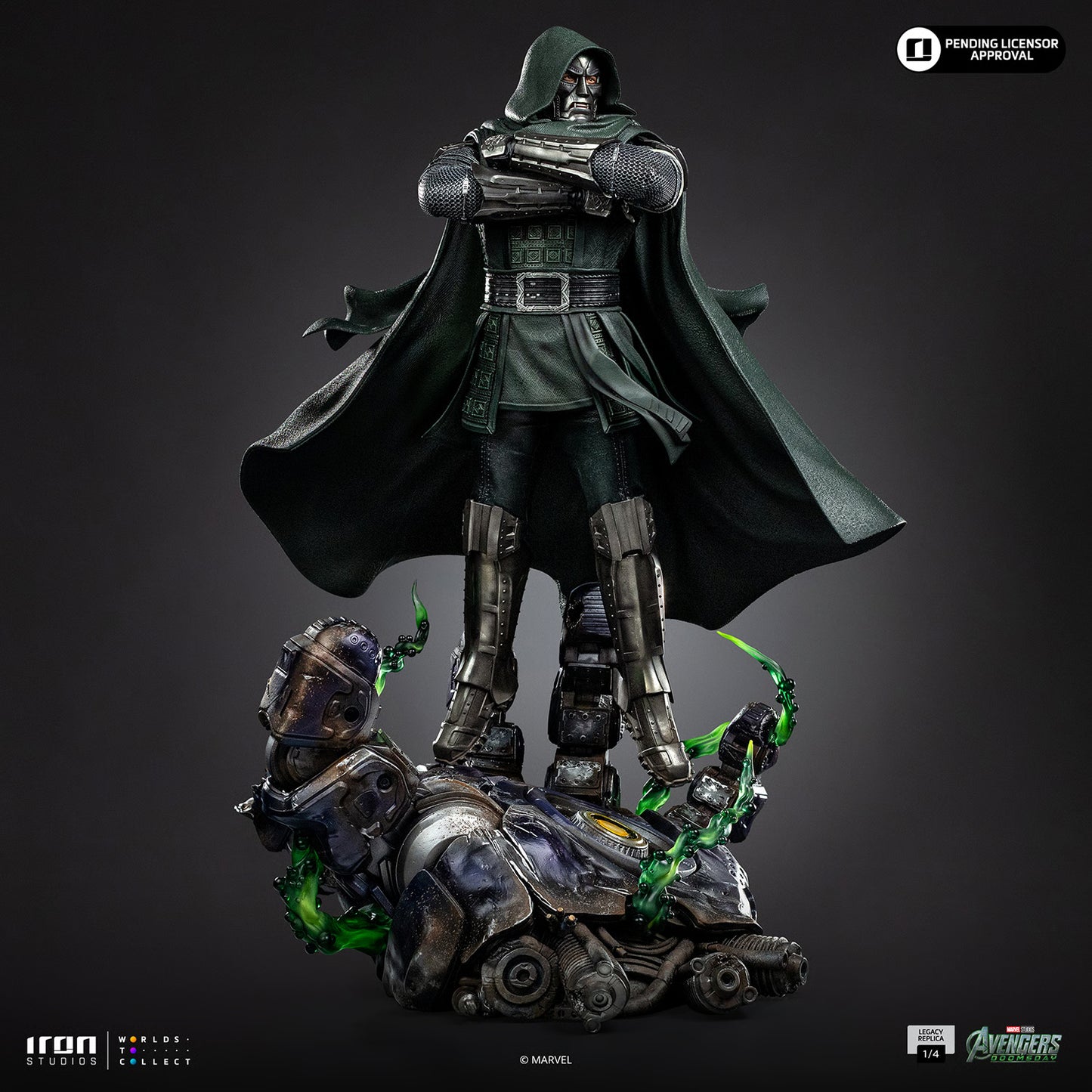 Doctor Doom Quarter Scale Statue - Legacy Replica