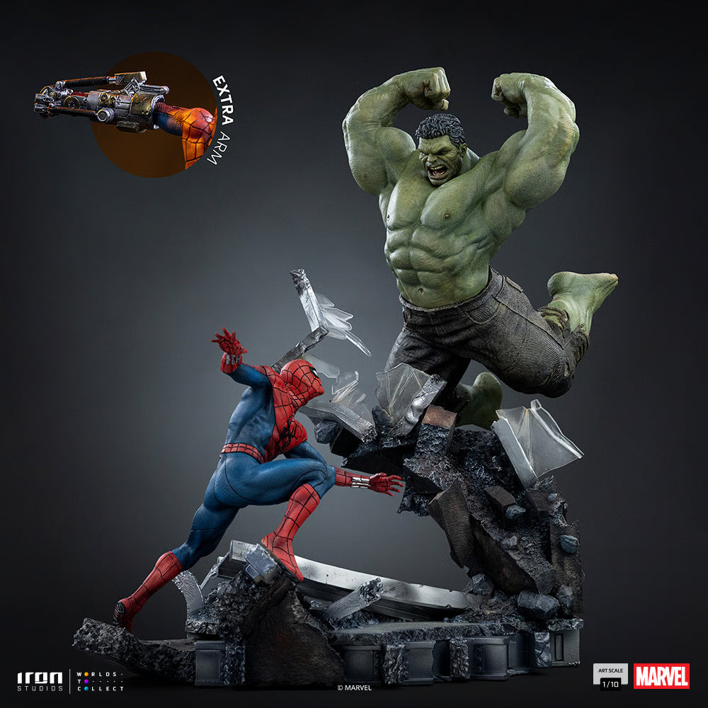Spider-Man vs Hulk 1:10 Scale Statue by Iron Studios