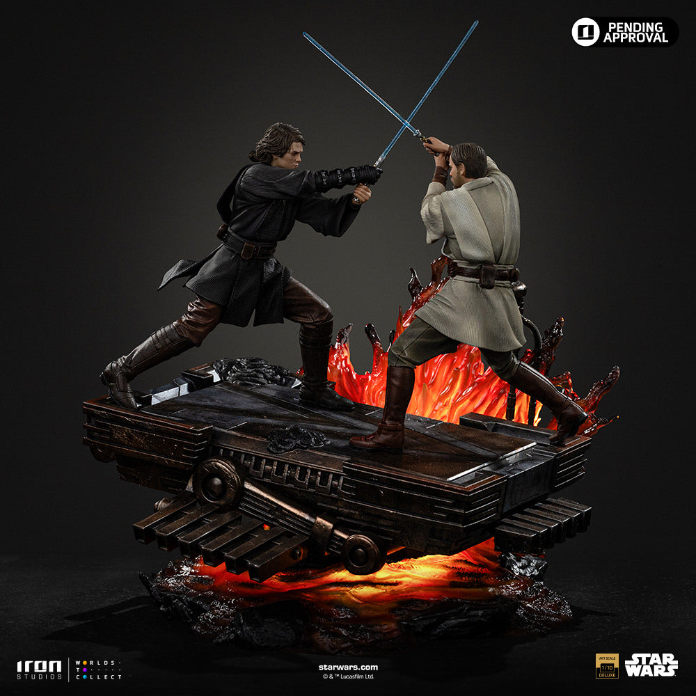 Anakin vs. Obi-Wan Deluxe 1:10 Art Scale Statue