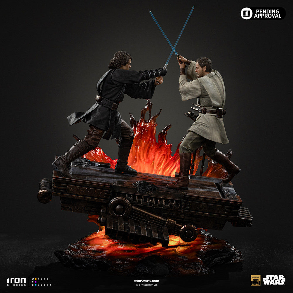 Anakin vs. Obi-Wan Deluxe 1:10 Art Scale Statue