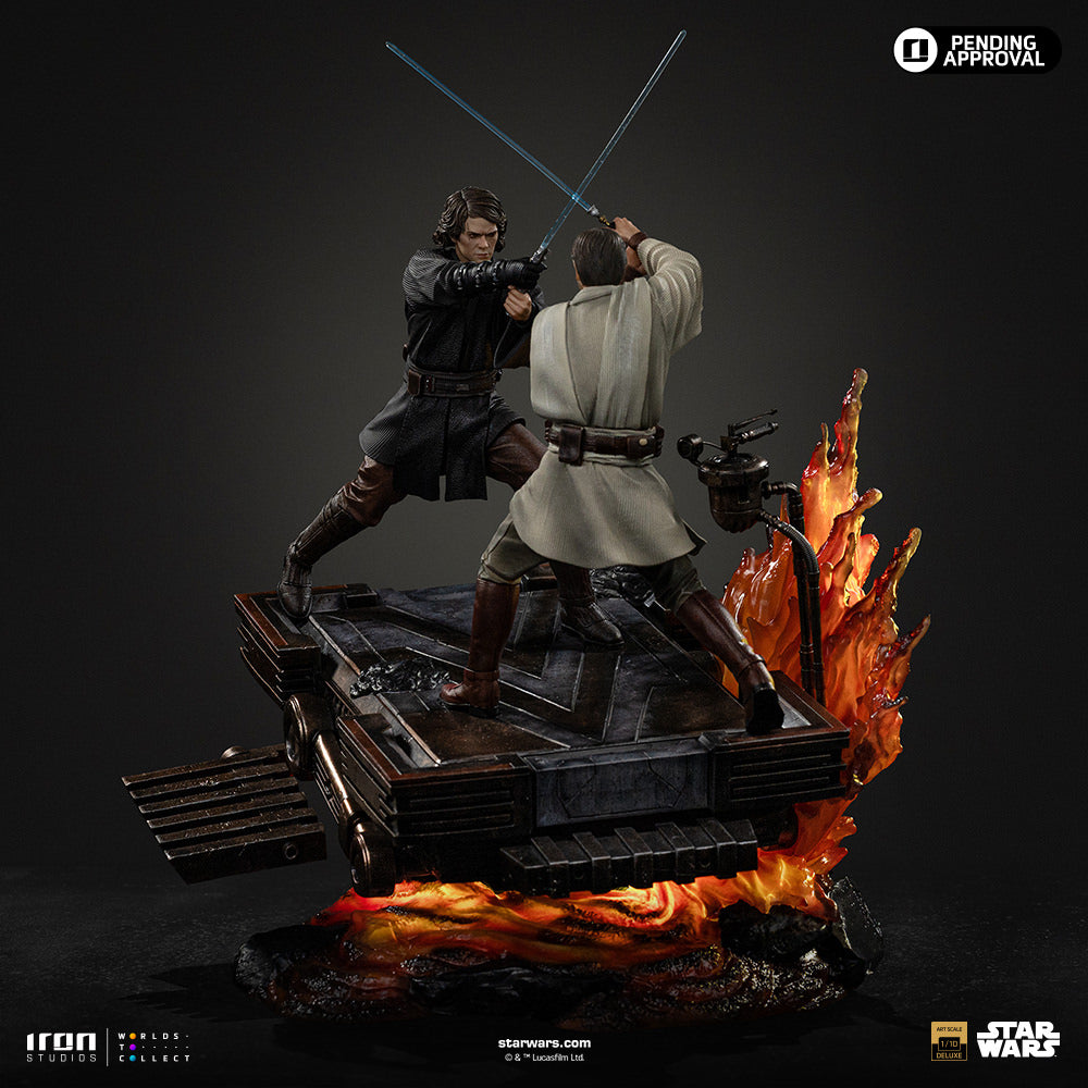 Anakin vs. Obi-Wan Deluxe 1:10 Art Scale Statue