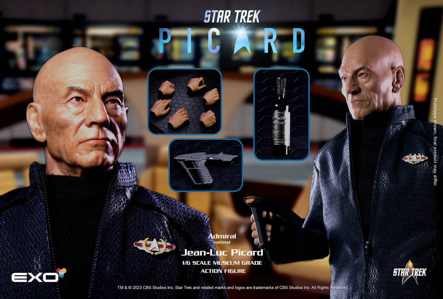 Jean-Luc Picard 1/6 Scale Figure by EXO-6