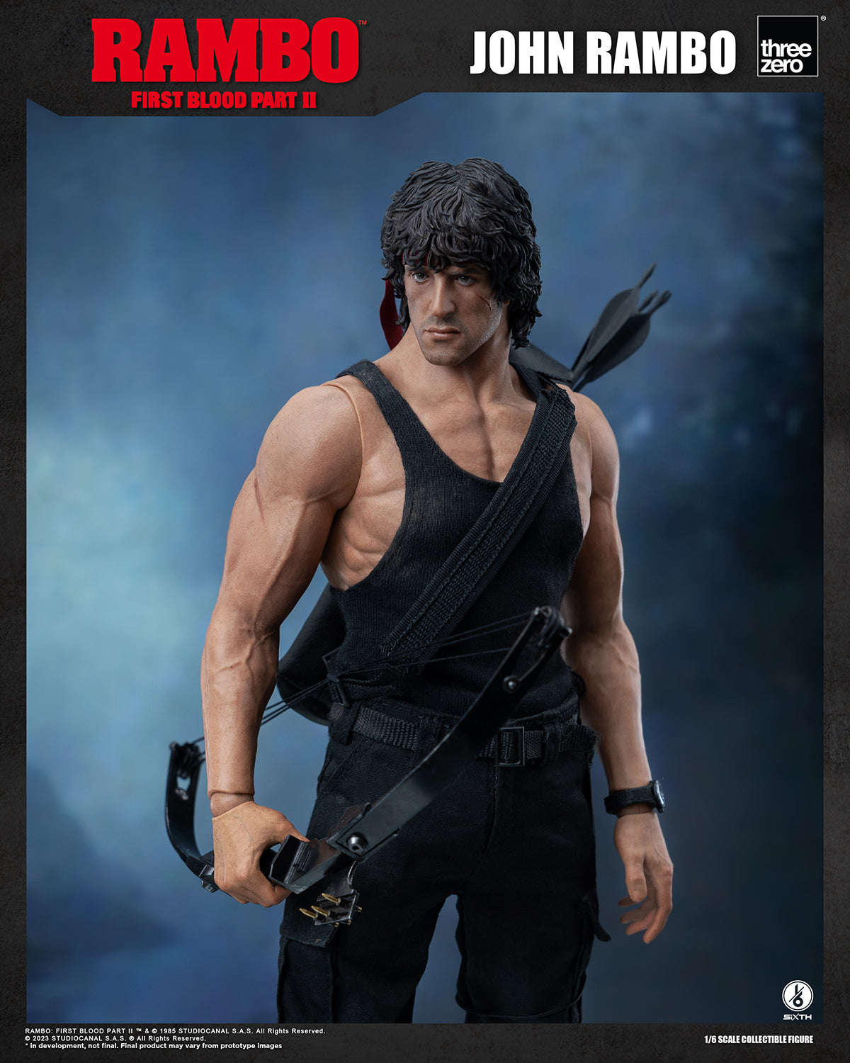 Rambo First Blood Part II John Rambo 1/6 Scale Figure