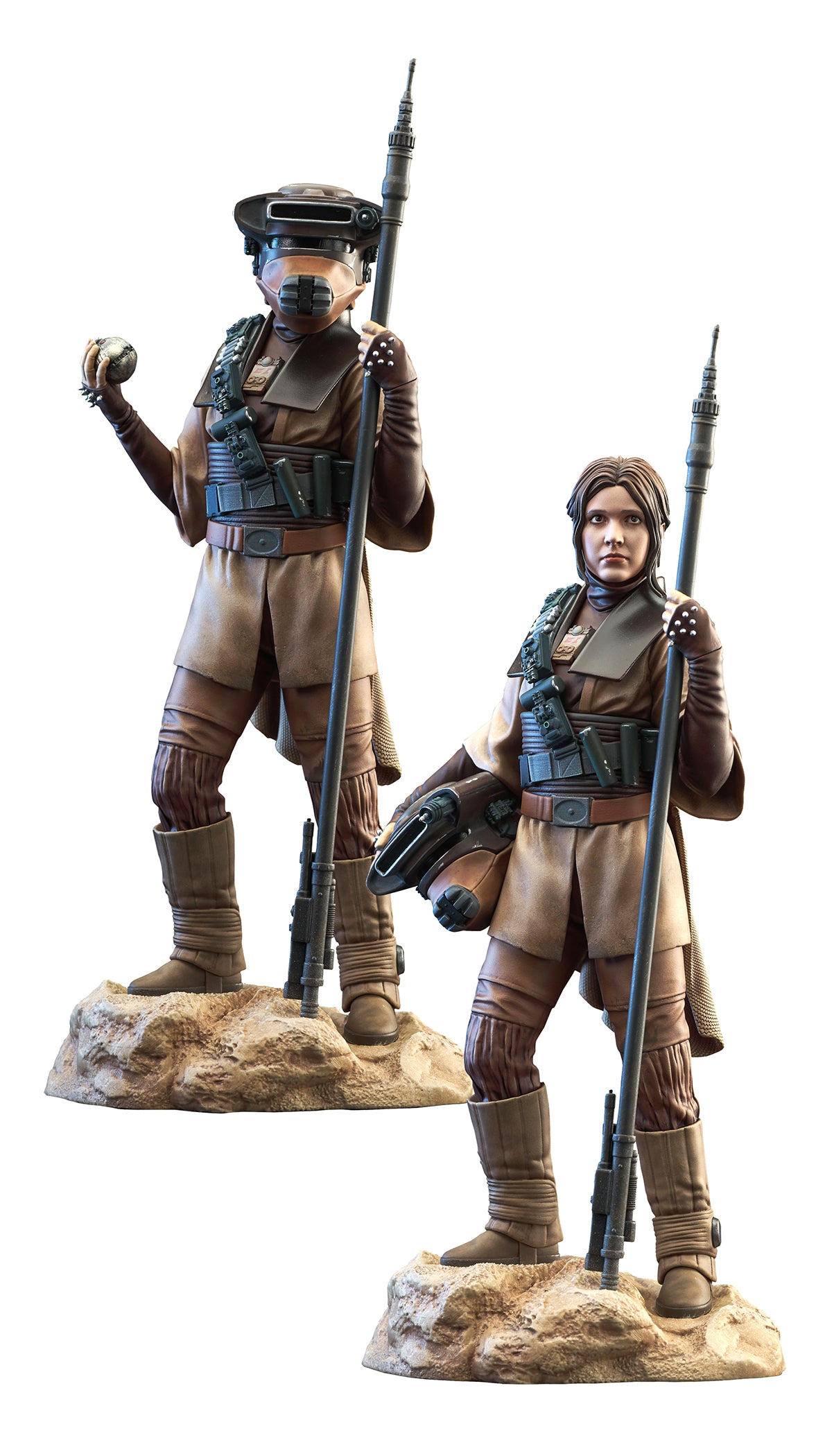 Star Wars Premier Collection ROTJ Leia in Boushh Disguise Statue
