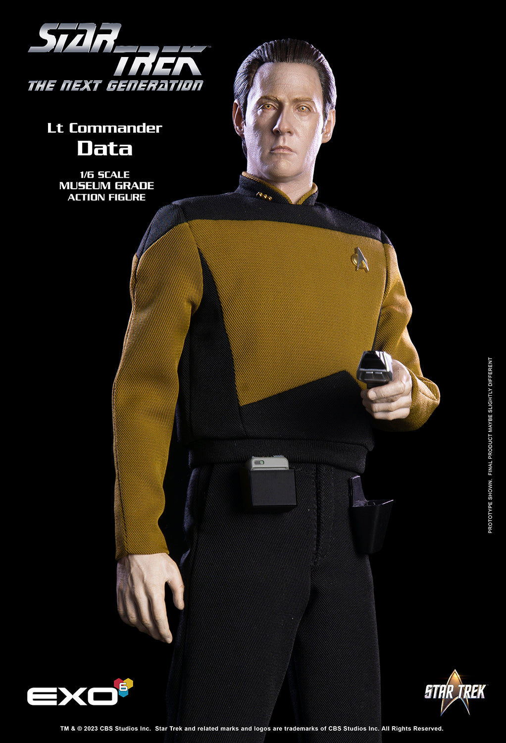 Lt. Commander Data (Essentials Version) 1/6 Scale Figure by EXO-6 ...