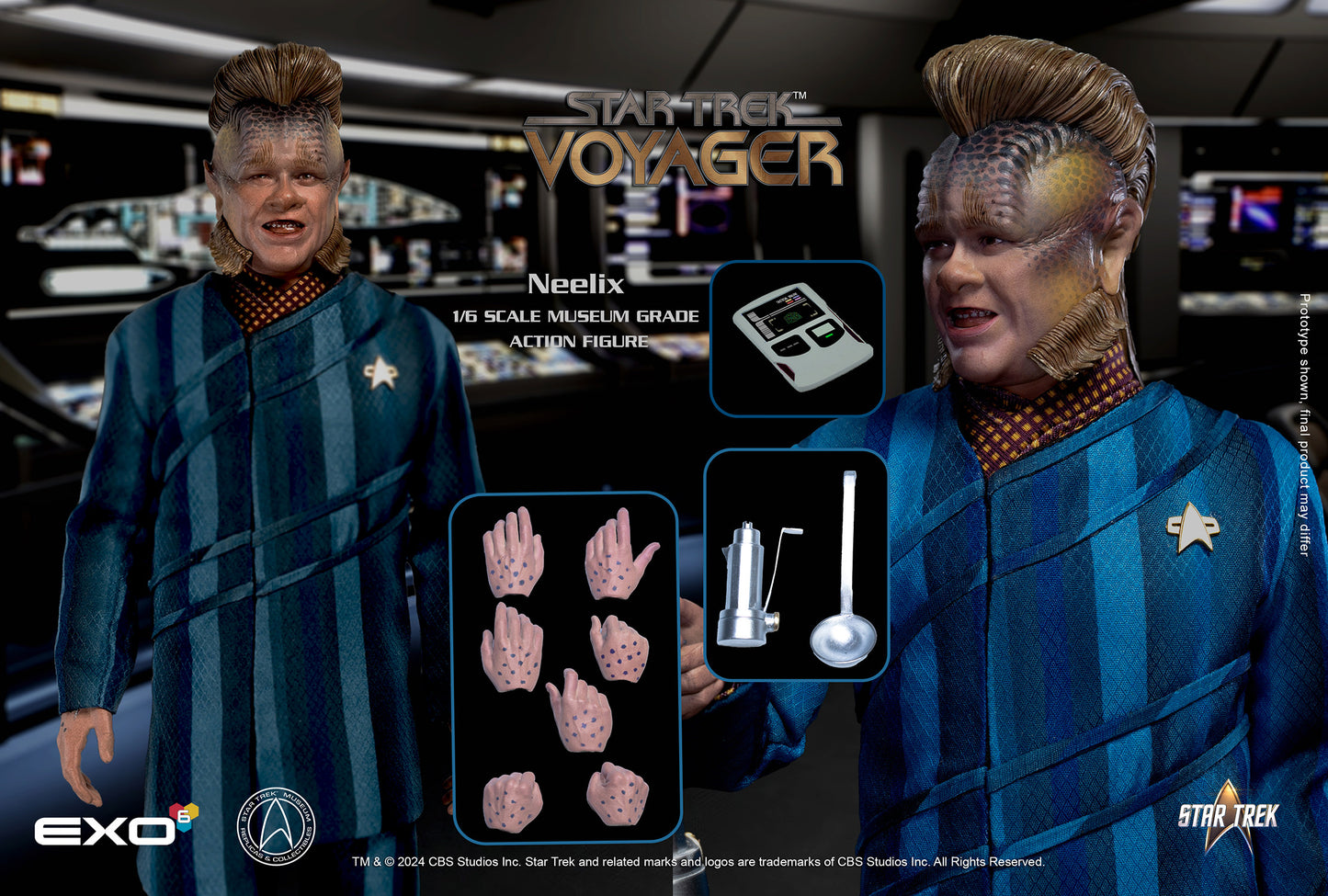 Star Trek Voyager Neelix 1/6 Scale Figure