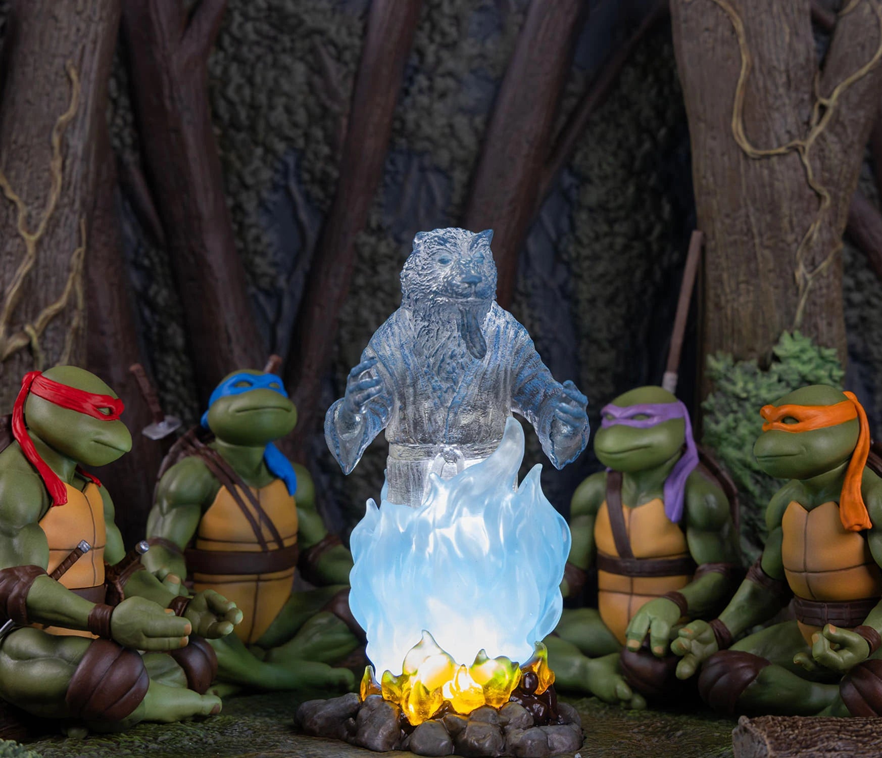 TMNT Movie Moments: Splinter's Spirit Mini Scale Diorama by PCS