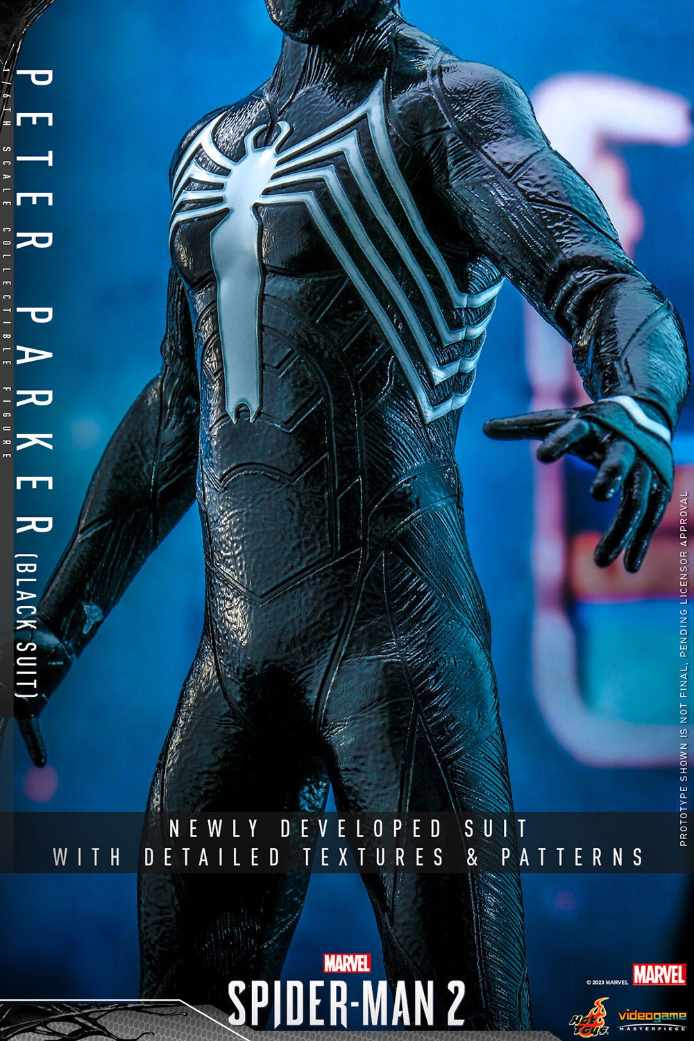 Peter Parker (Black Suit) Sixth Scale Figure by Hot Toys