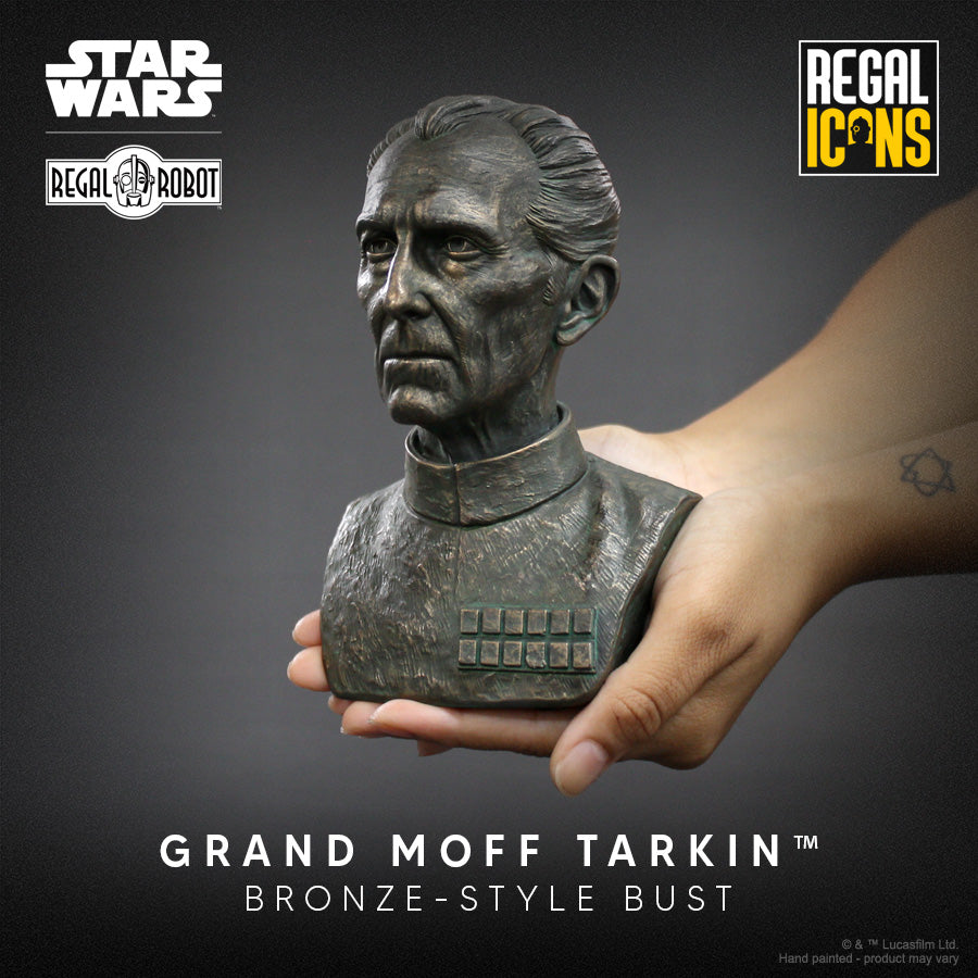Regal Robot Grand Moff Tarkin Bronze Style Bust