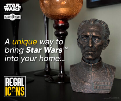 Regal Robot Grand Moff Tarkin Bronze Style Bust