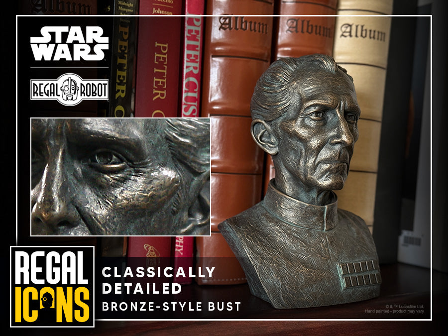 Regal Robot Grand Moff Tarkin Bronze Style Bust