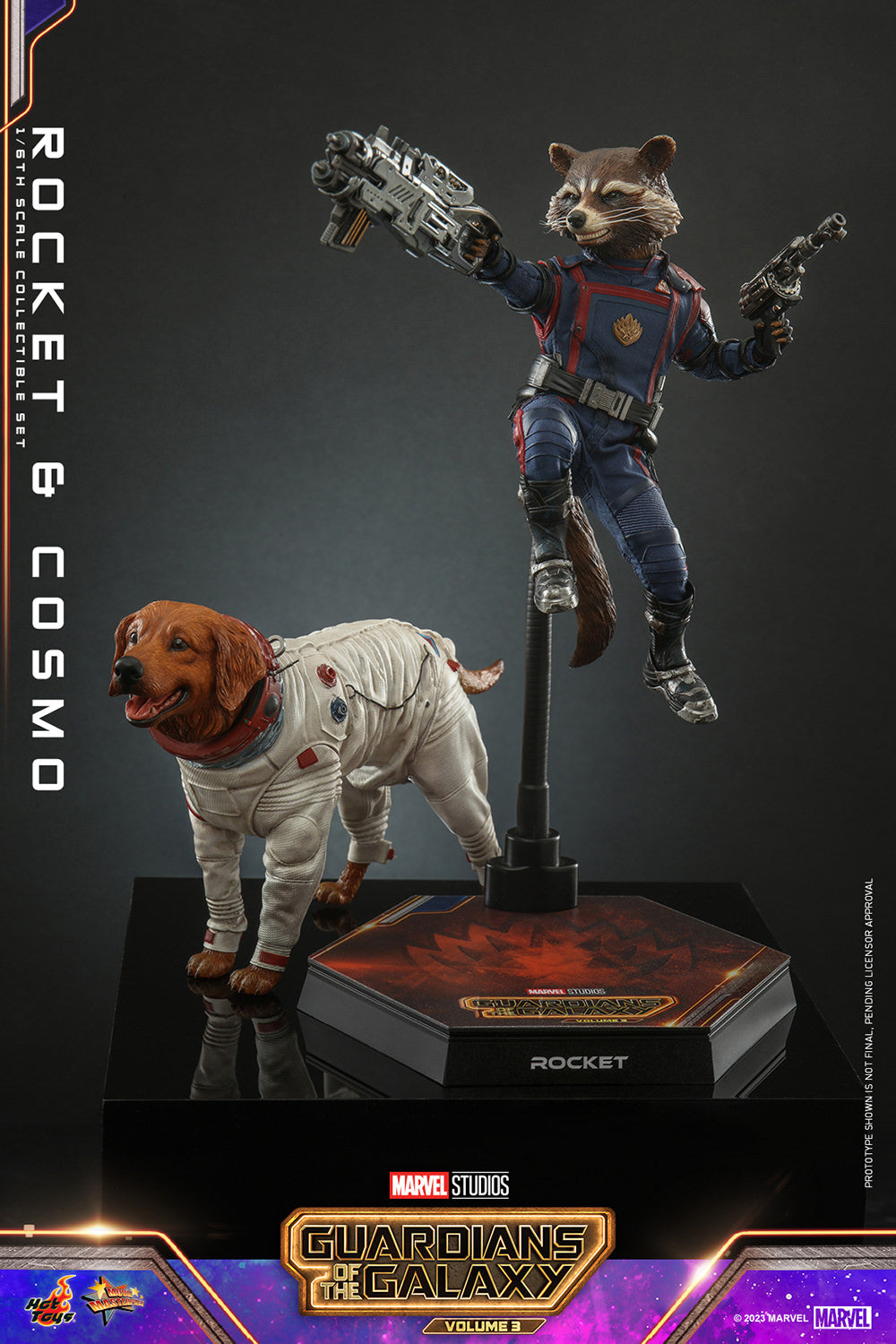 Rocket and Cosmo 1/6 Scale Figure Set by Hot Toys – Alter Ego Comics