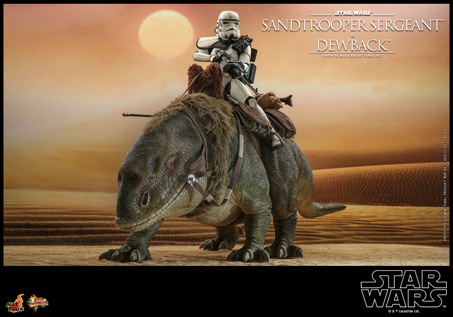 Sandtrooper Sergeant and Dewback 1/6 Scale Figure Set by Hot Toys