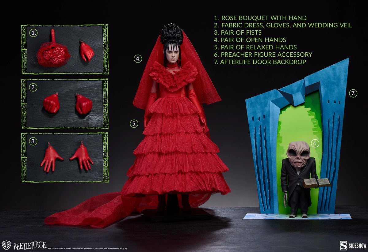 Beetlejuice Lydia Deetz (Wedding Version) Sixth Scale Figure by Sideshow