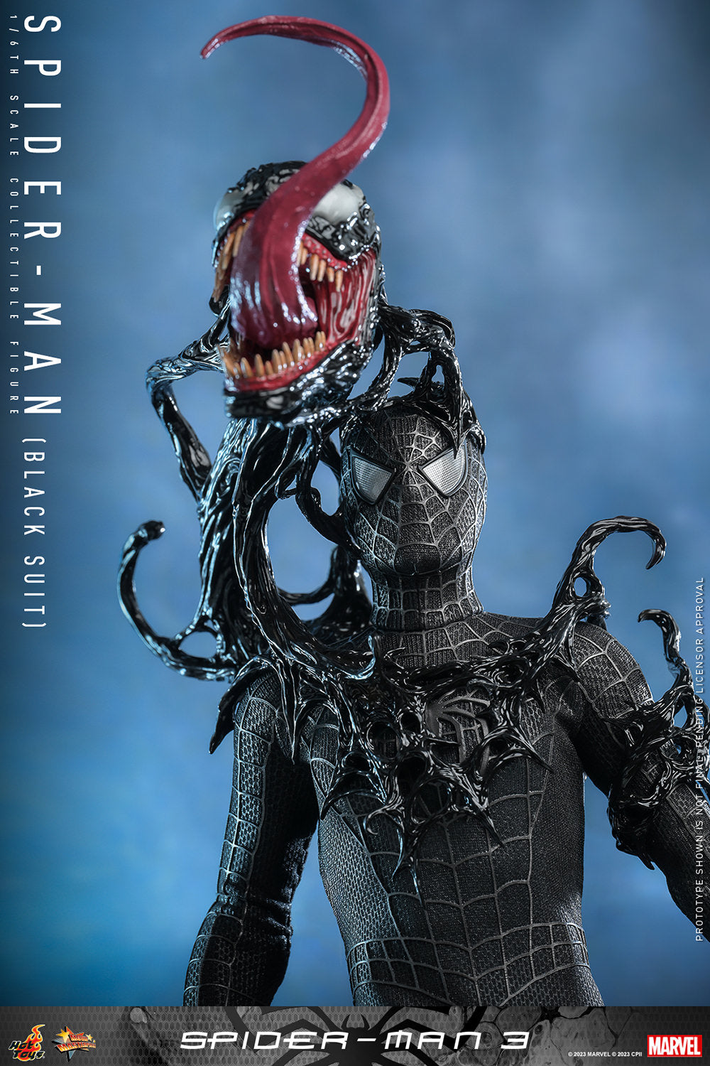 Spider-Man (Black Suit) 1/6 Scale Figure by Hot Toys