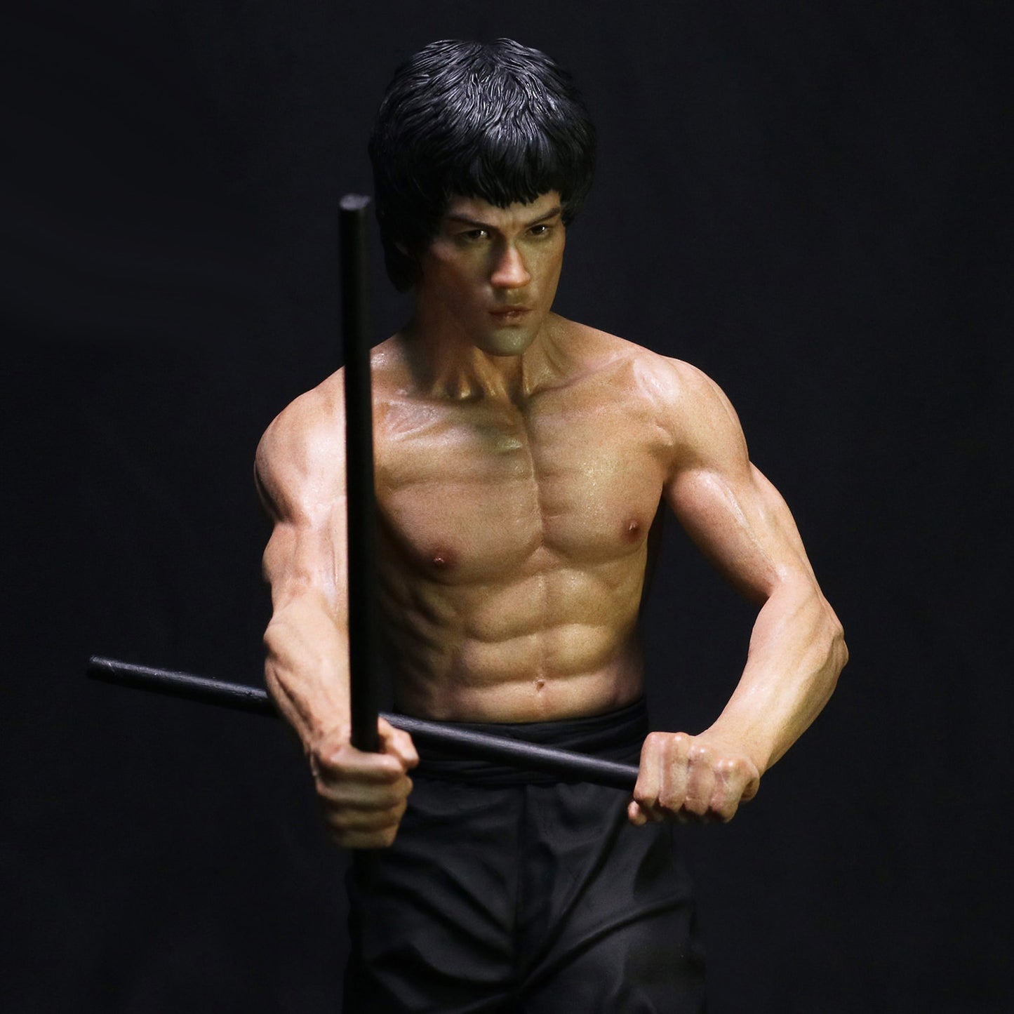 Bruce Lee (Kali Sticks Fight) Deluxe Statue