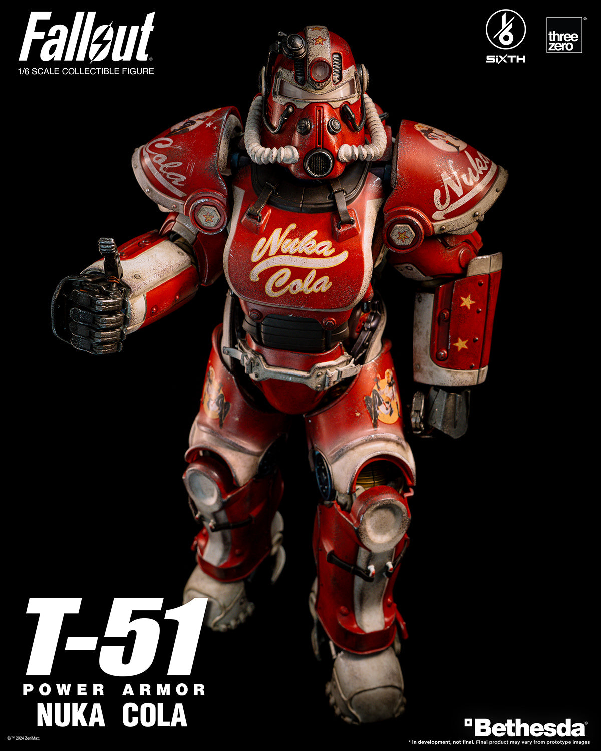 Fallout T-51 Nuka Cola Power Armor 1/6 Scale Figure