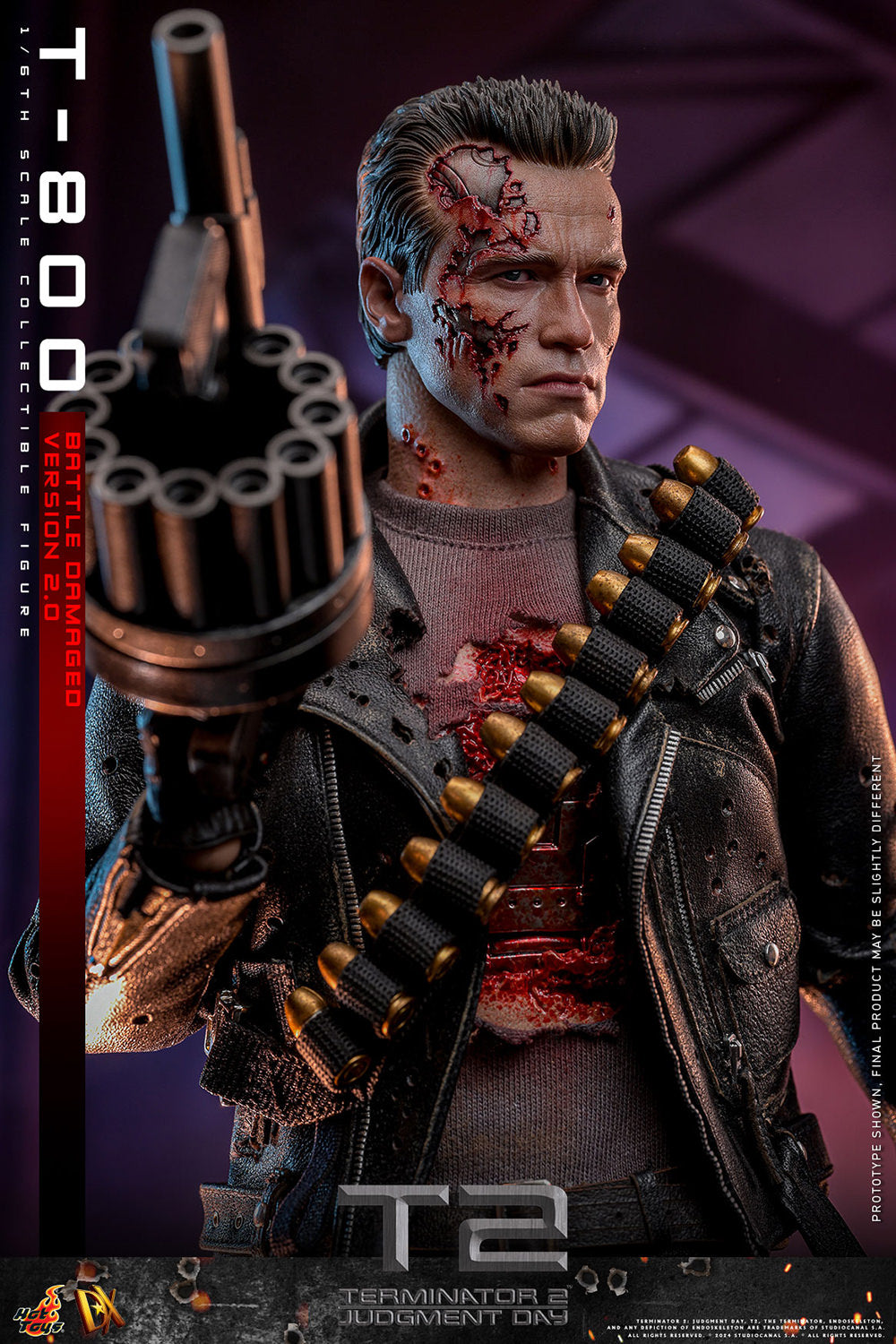 Terminator 2 T-800 (Battle Damaged Version) 1/6 Scale Figure