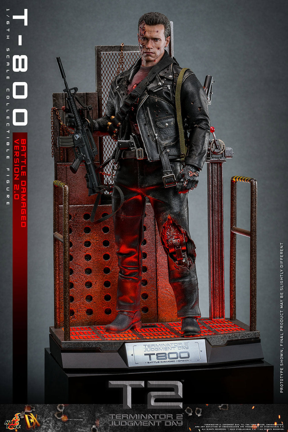 Terminator 2 T-800 (Battle Damaged Version) 1/6 Scale Figure