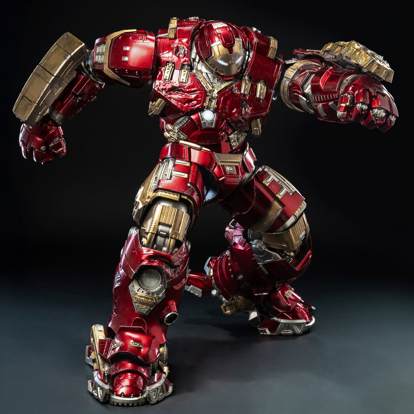 threezero DLX Iron Man Mark 44 "Hulkbuster" (Battle Damaged) 1/12 Scale Figure