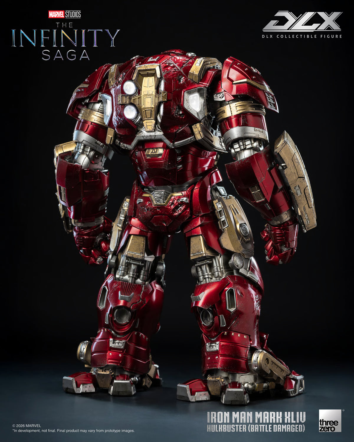 threezero DLX Iron Man Mark 44 "Hulkbuster" (Battle Damaged) 1/12 Scale Figure