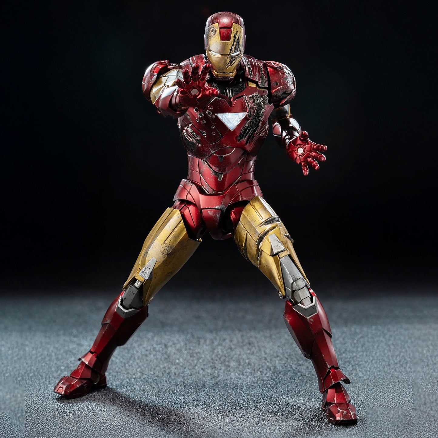 Threezero Iron Man Mark 6 (Battle Damaged) DLX Action Figure
