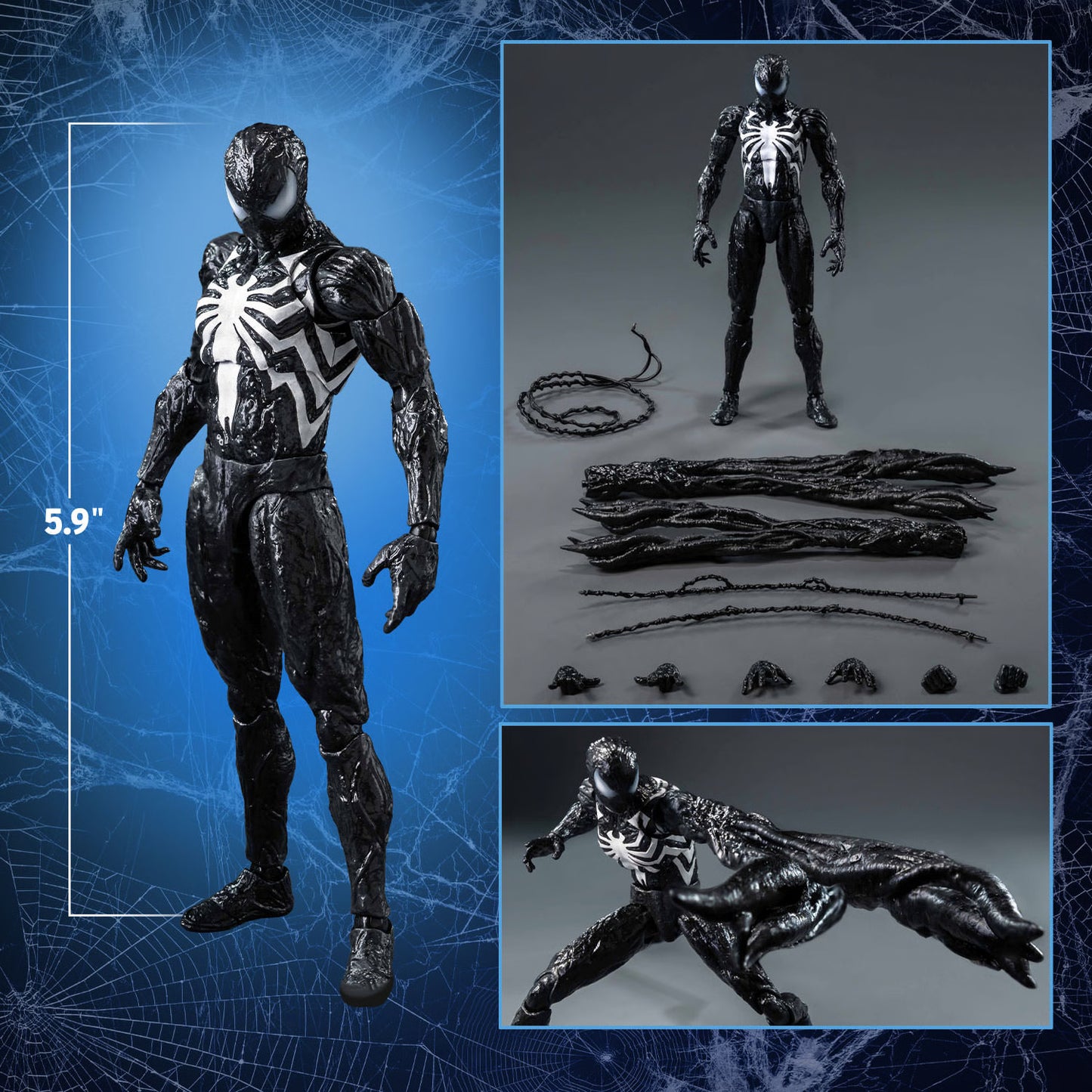 threezero DLX Spider-Man Symbiote Suit (Peter Parker) Standard Edition