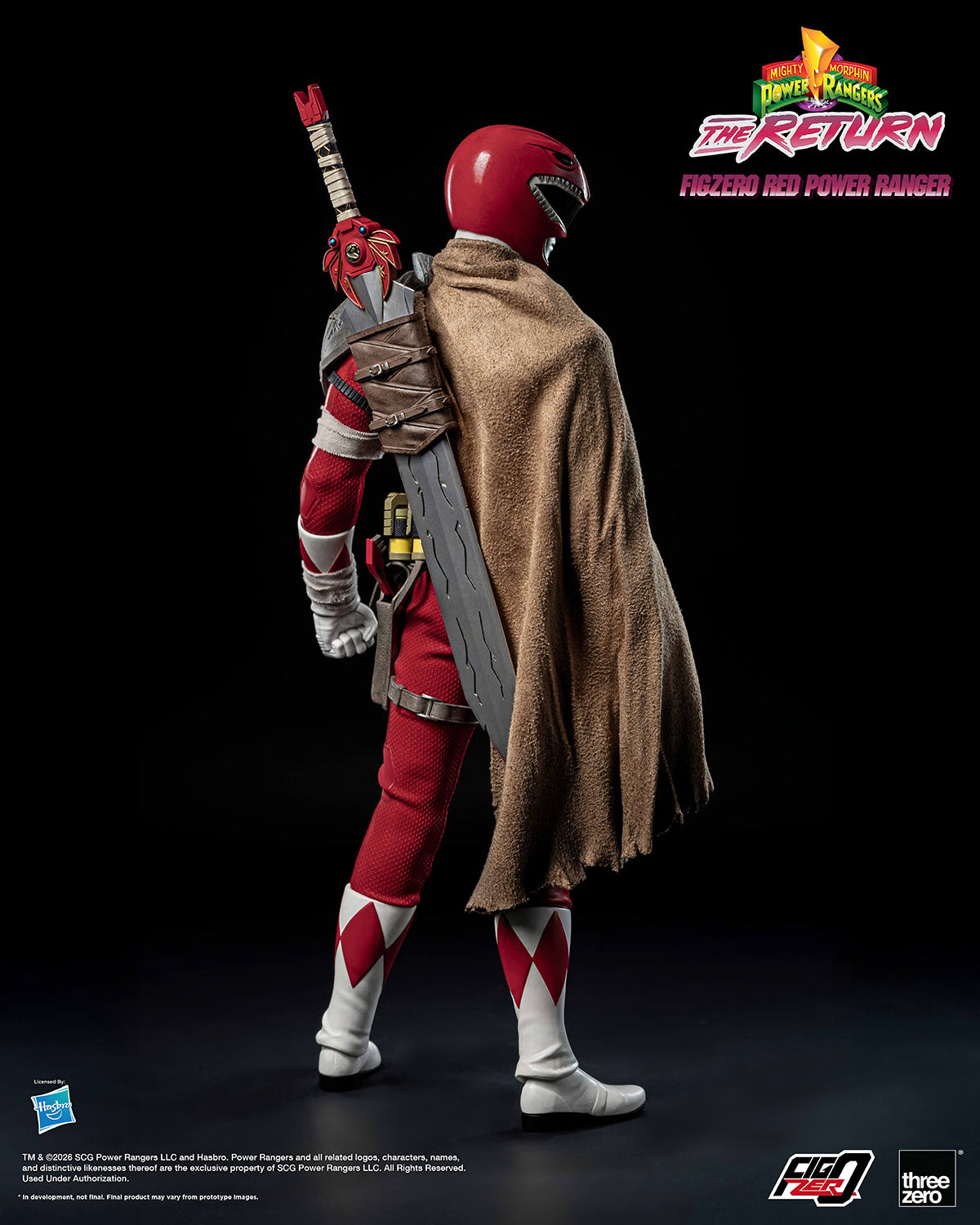 threezero FigZero Red Power Ranger Sixth Scale Figure