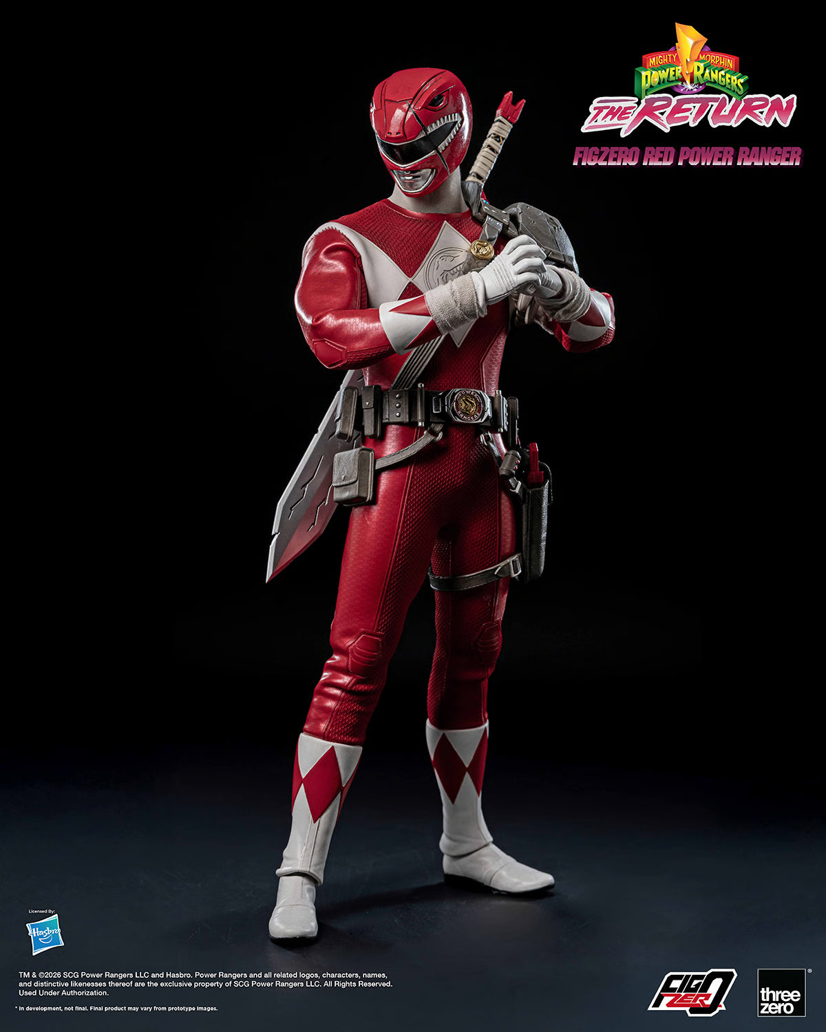 threezero FigZero Red Power Ranger Sixth Scale Figure – Alter Ego