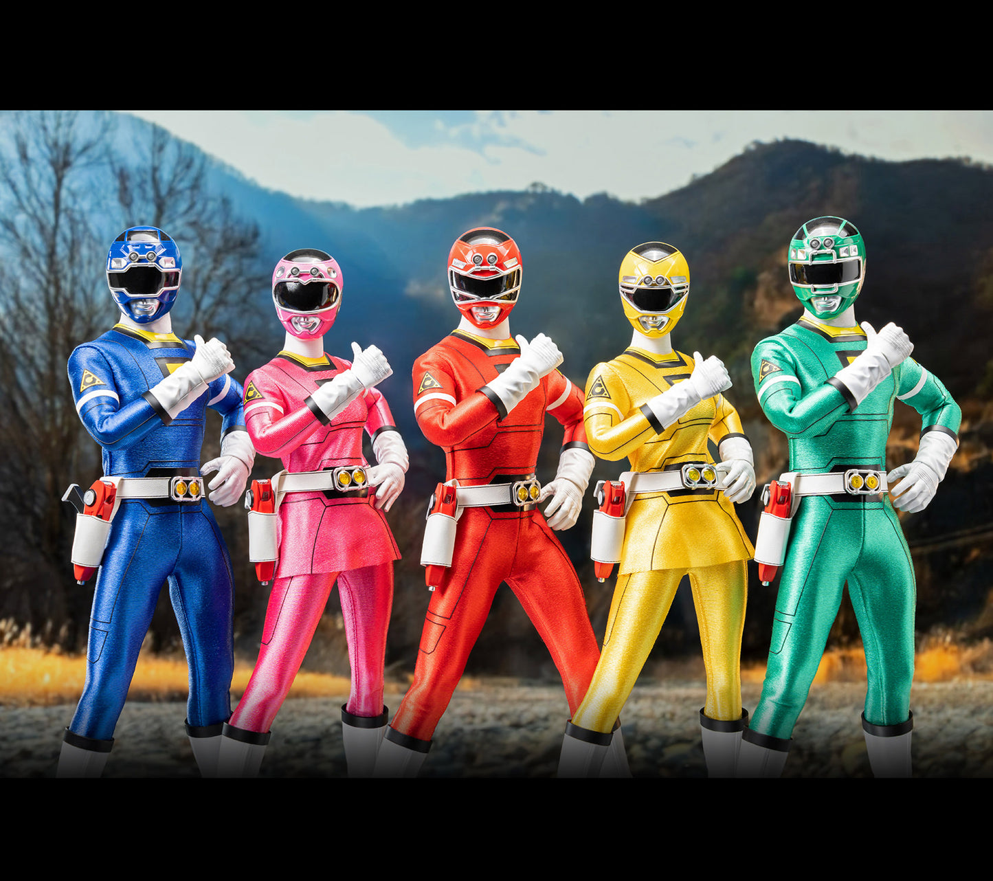 Turbo Power Rangers Pack 1/6 Scale Figure Set