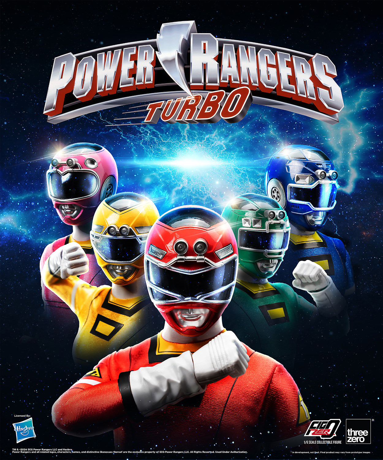 Turbo Power Rangers Pack 1/6 Scale Figure Set