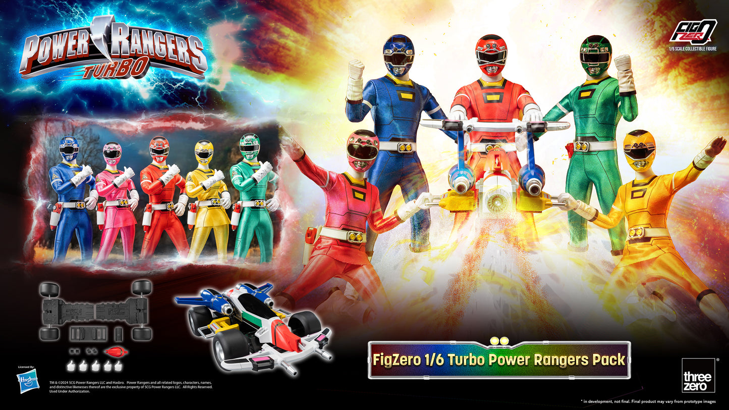 Turbo Power Rangers Pack 1/6 Scale Figure Set